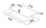 EF Gas Hob 30CM – HB AG 130 TN VGB
