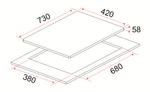 EF Combi Hob 70CM – HB IV 2734 A