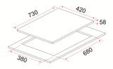 EF Combi Hob 70CM – HB IV 2734 A