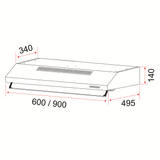 EF Cooker Hood 60CM – EFCH 6101 HM SSL