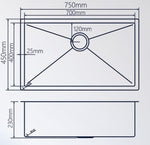 ESFERA STAINLESS STEEL UNDERMOUNT KITCHEN SINK