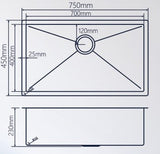 ESFERA STAINLESS STEEL UNDERMOUNT KITCHEN SINK