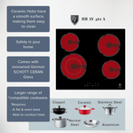 EF Ceramic Hob 60CM – HB AV 461 A