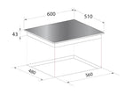 MAYER 60cm 3 Burner Gas Hob MMSS633