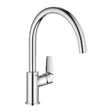 GROHE 31233001 BAUEDGE C-SPOUT KITCHEN SINK MIXER