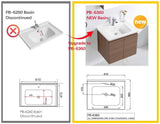 ZAFFIRO VANITY SET 304 SUS LIGHT WOOD Basin Cabinet & Mirror Cabinet - Couple Door