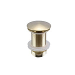 Mushroom Head Pop-Up Waste - Brushed Gold
