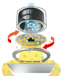 FUJIOH 900mm Chimney Cooker Hood with Oil Smasher FR-CL1890 R/V