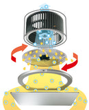 FUJIOH 900mm Chimney Cooker Hood with Oil Smasher FR-CL1890 R/V