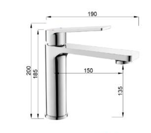 NEXUS NF-41001 BASIN MIXER