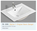ZAFFIRO VANITY SET 304 SUS GLOSS BLACK Basin Cabinet & Mirror Cabinet - Couple Door