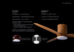 SPIN Ceiling Fan with/without Light PERFECT QUINCY