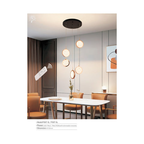 PENDANT LIGHT P1507-3L / 5L