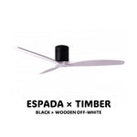 SPIN Ceiling Fan with/without Light OFF-WHITE x ESPADA