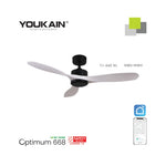 (ACORN) YOUKAIN OPTIMUM 668 Smart Ceiling Fan (without Hugger)