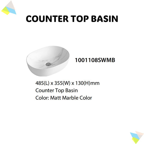 Counter Top Basin 1001108SWMB