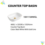 Counter Top Basin 1001116MWGL
