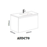 AQUAFINY Basin Cabinet L700mm AFBC70