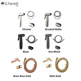 G.FERRETTI Bidet Spray Set (With Holder & Hose)