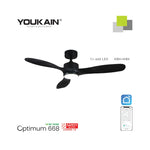 (ACORN) YOUKAIN OPTIMUM 668 Smart Ceiling Fan (without Hugger)