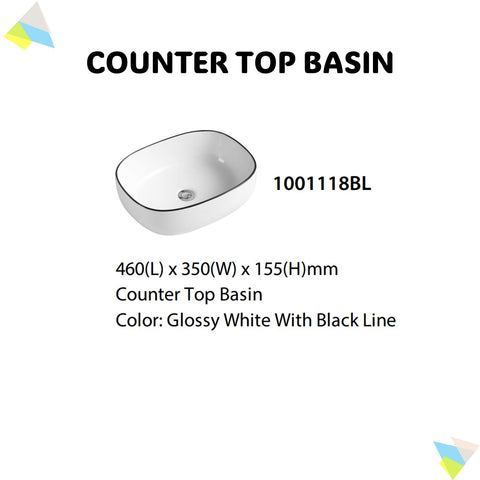 Counter Top Basin 1001118BL