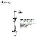 G.FERRETTI Rainshower Set GF68009BK