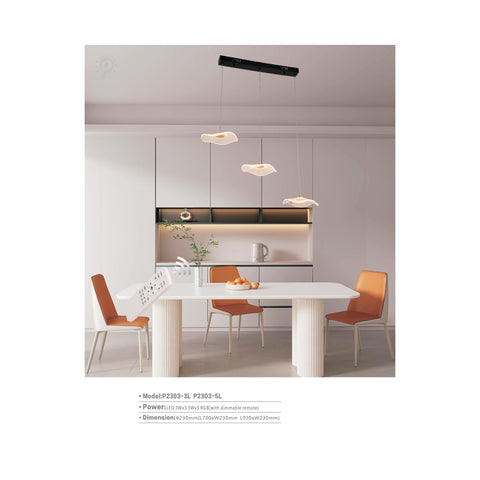 PENDANT LIGHT P2303-3L/5L