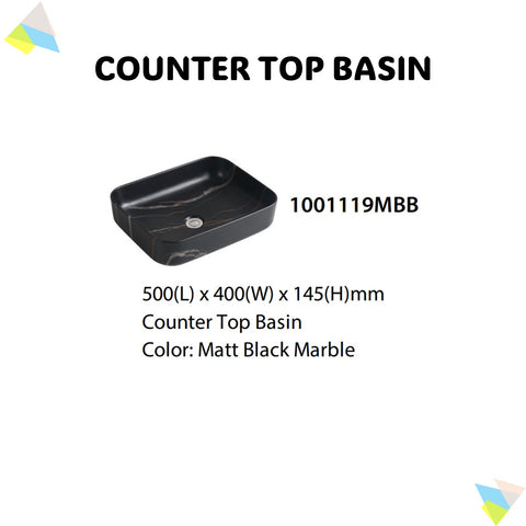 Counter Top Basin 1001119MBB