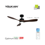 (ACORN) YOUKAIN OPTIMUM 668 Smart Ceiling Fan (without Hugger)