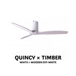 SPIN Ceiling Fan with/without Light OFF-WHITE x QUINCY