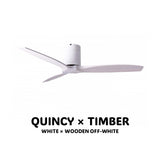 SPIN Ceiling Fan with/without Light OFF-WHITE x QUINCY