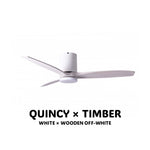 SPIN Ceiling Fan with/without Light OFF-WHITE x QUINCY