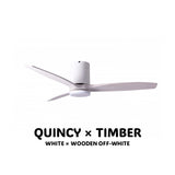 SPIN Ceiling Fan with/without Light OFF-WHITE x QUINCY