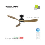 (ACORN) YOUKAIN OPTIMUM 668 Smart Ceiling Fan (without Hugger)
