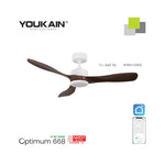 (ACORN) YOUKAIN OPTIMUM 668 Smart Ceiling Fan (without Hugger)