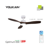(ACORN) YOUKAIN OPTIMUM 668 Smart Ceiling Fan (without Hugger)