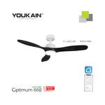 (ACORN) YOUKAIN OPTIMUM 668 Smart Ceiling Fan (without Hugger)