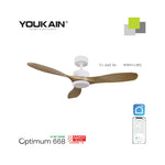 (ACORN) YOUKAIN OPTIMUM 668 Smart Ceiling Fan (without Hugger)