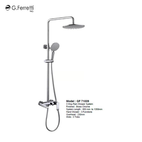 G.FERRETTI Rainshower Set GF71009