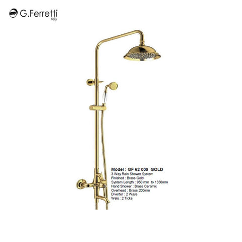 G.FERRETTI Rainshower Set GF62009GOLD