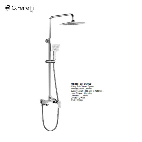G.FERRETTI Rainshower Set GF66009