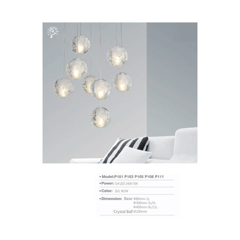 PENDANT LIGHT P103/P105/P108/P111