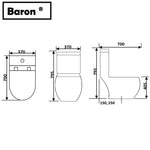 BARON One Piece Water Closet W 368A