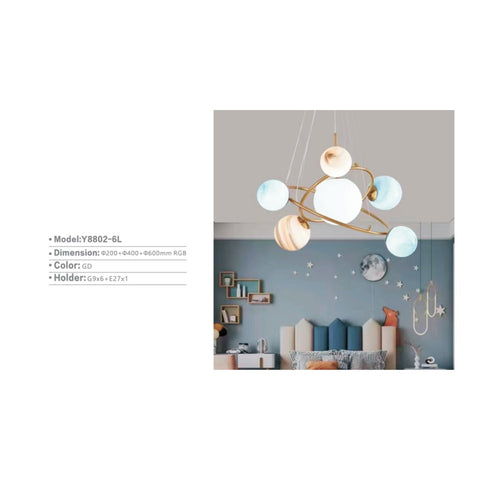 PENDANT LIGHT Y8802-6L