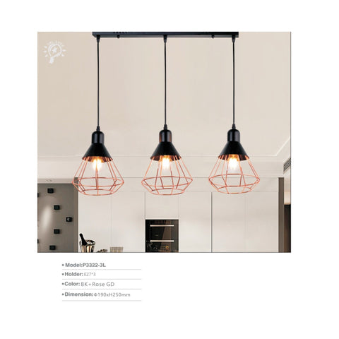 PENDANT LIGHT P3322-3L