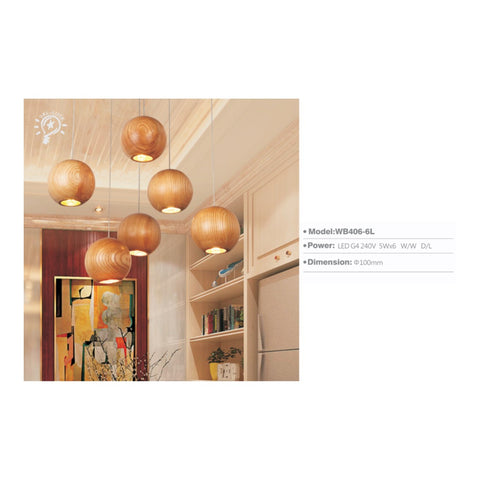 PENDANT LIGHT WB406-6L