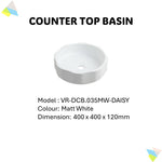 Counter Top Basin DBC.035MW-DAISY