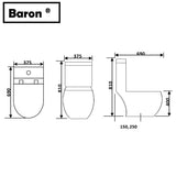 BARON One Piece Water Closet W 818