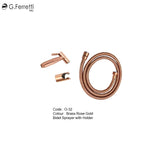 G.FERRETTI Bidet Spray Set (With Holder & Hose)