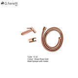 G.FERRETTI Bidet Spray Set (With Holder & Hose)